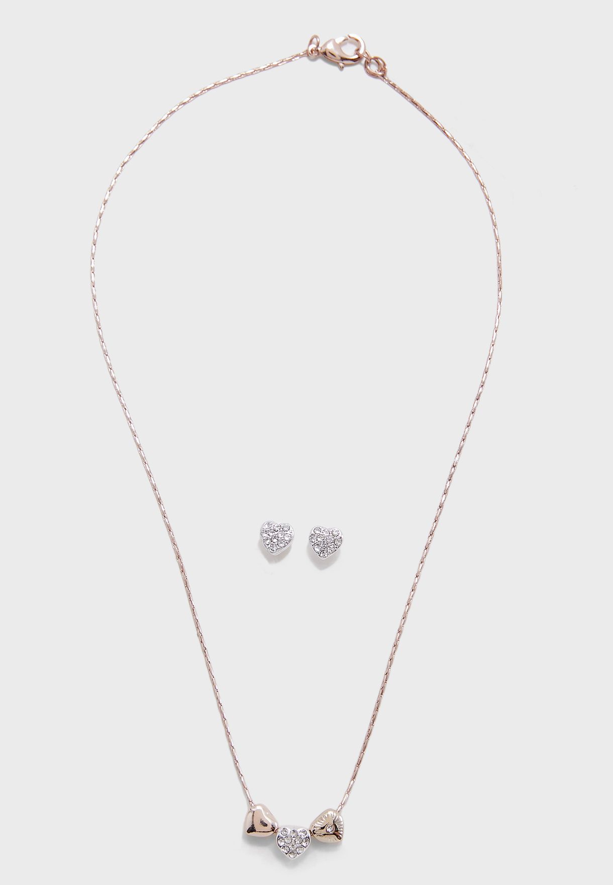 With Love Necklace+Earrings Set