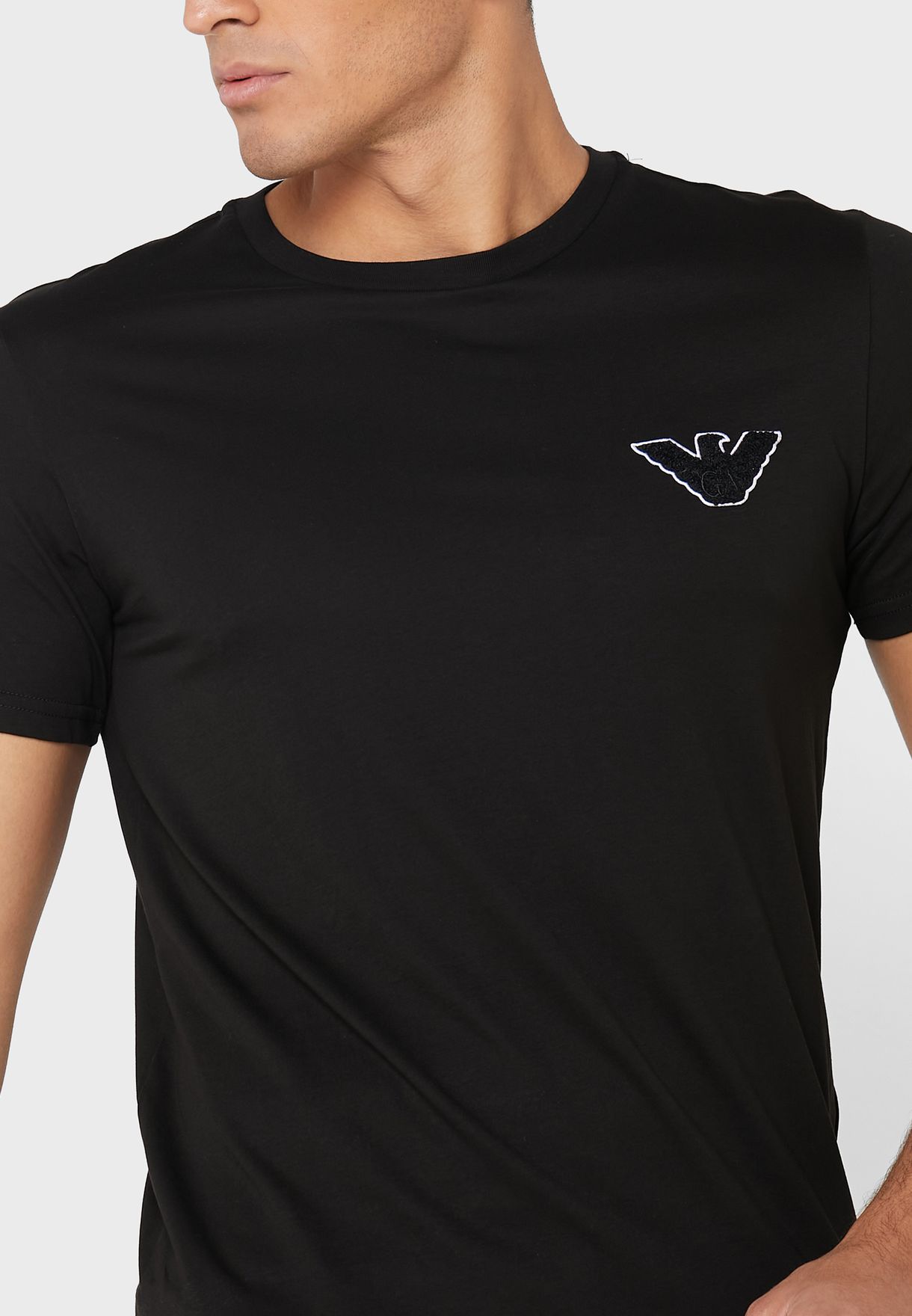 Chest Logo Crew Neck T-Shirt