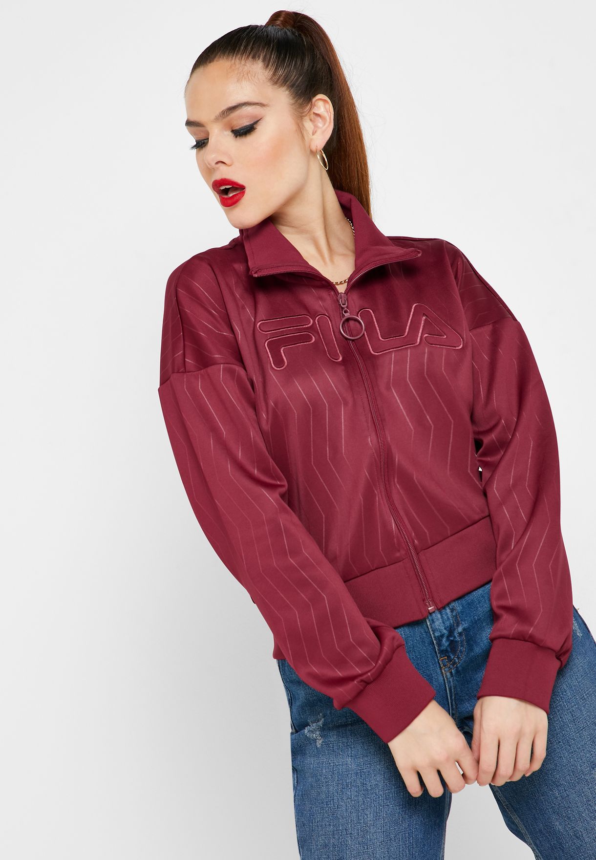 fila sweater red