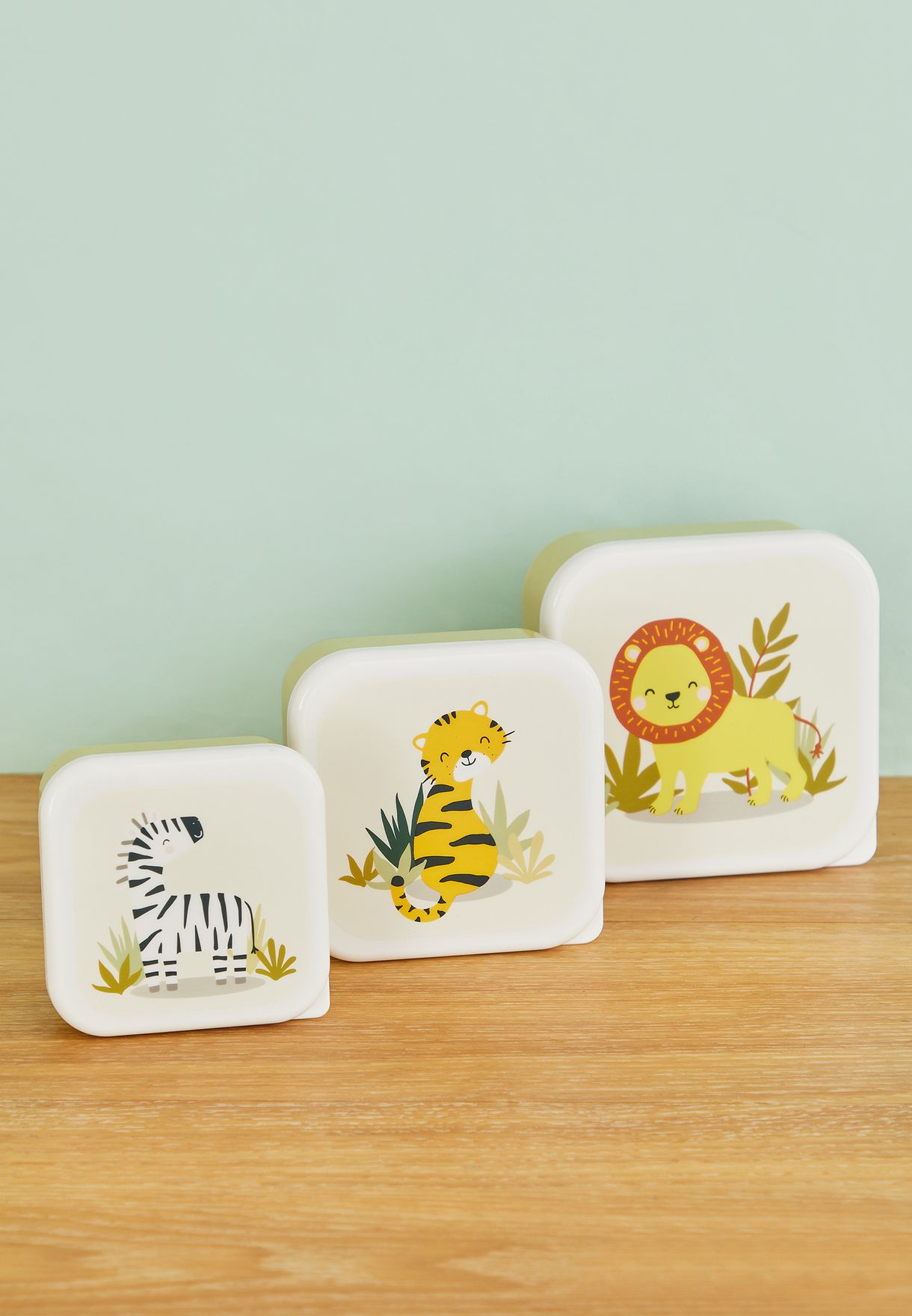 Set of 3 Safari Lunch Boxes