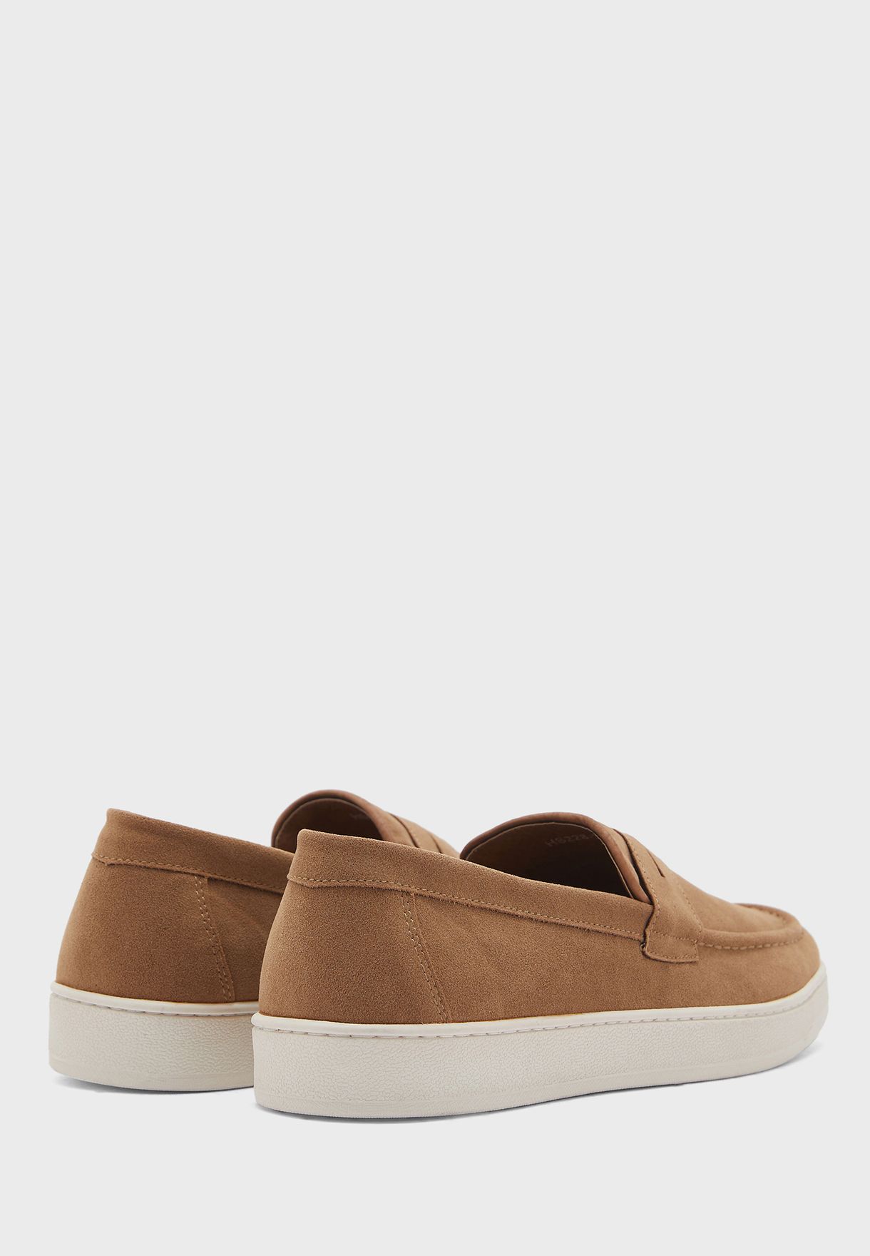 Faux Suede Casual Slip Ons