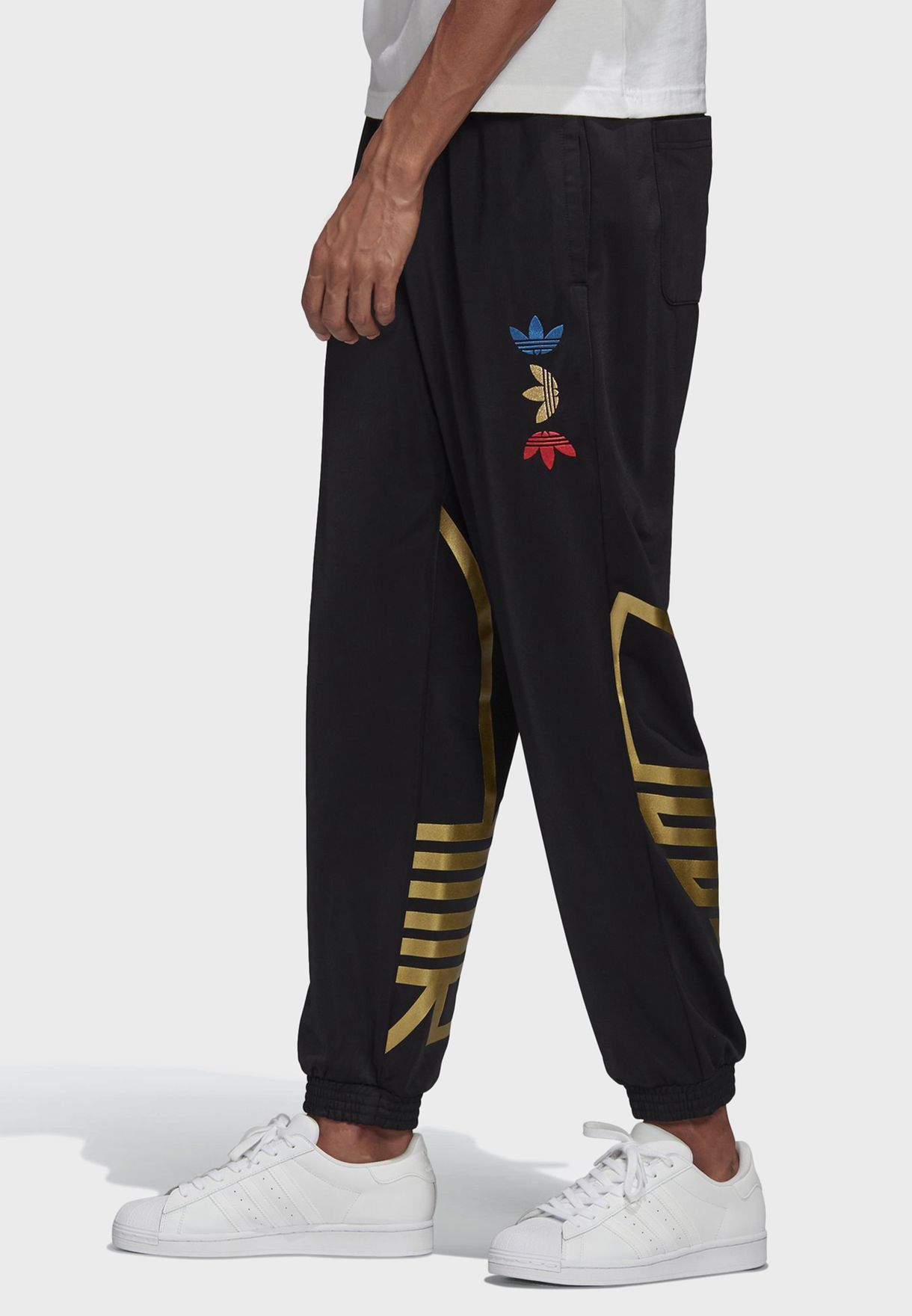 adidas original black track pants