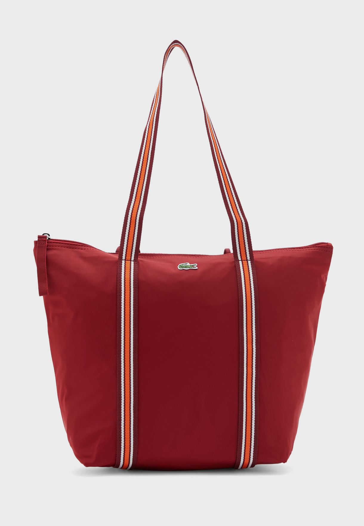 Buy Lacoste red Top Handle Tote for Women in Dubai, Abu Dhabi