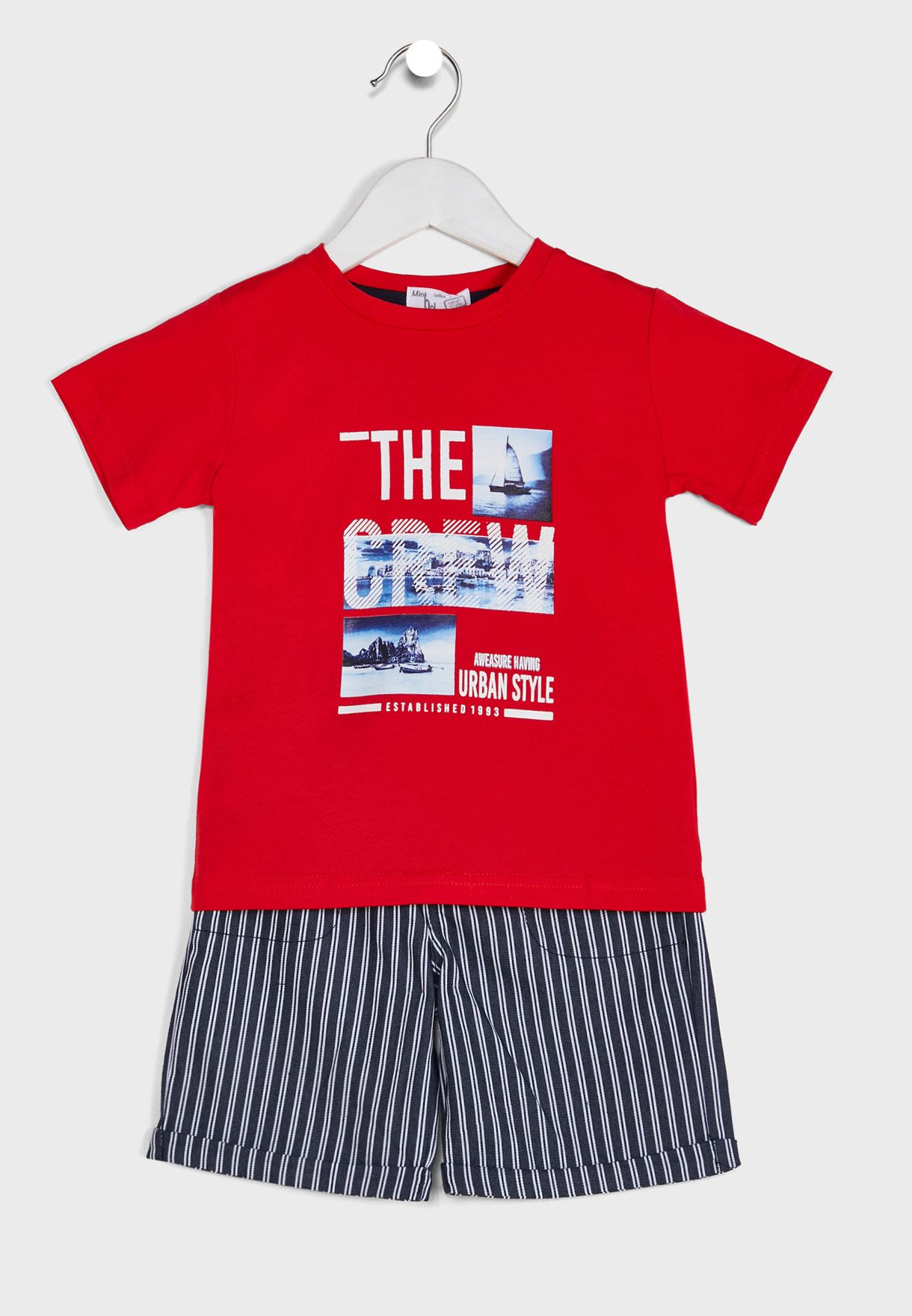 Kids Graphic T-Shirt & Shorts Set