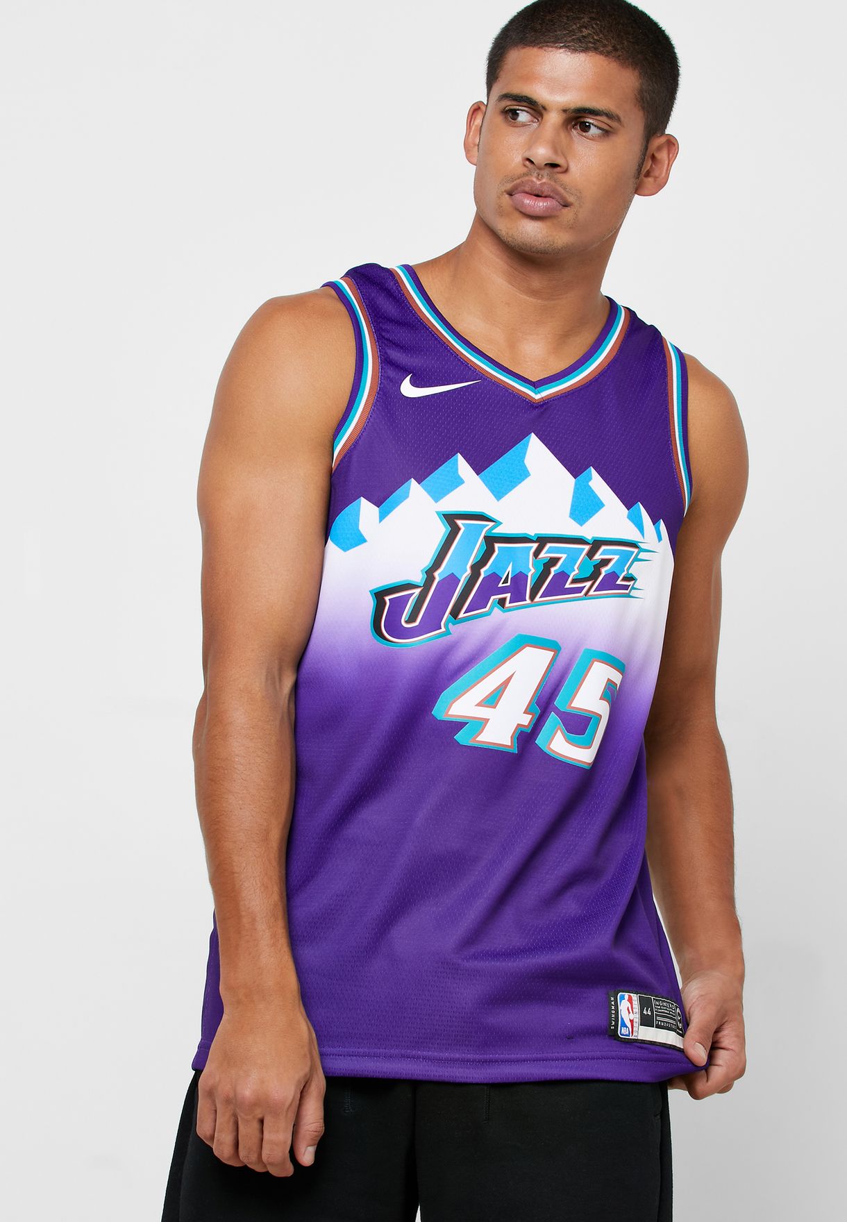 Buy Nike purple Donovan Mitchell Utah Jazz Swingman Jersey for Men in