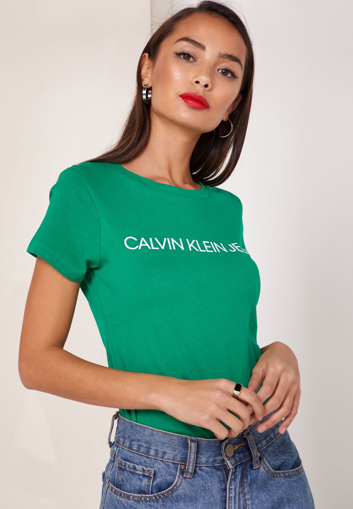 calvin klein t shirt green
