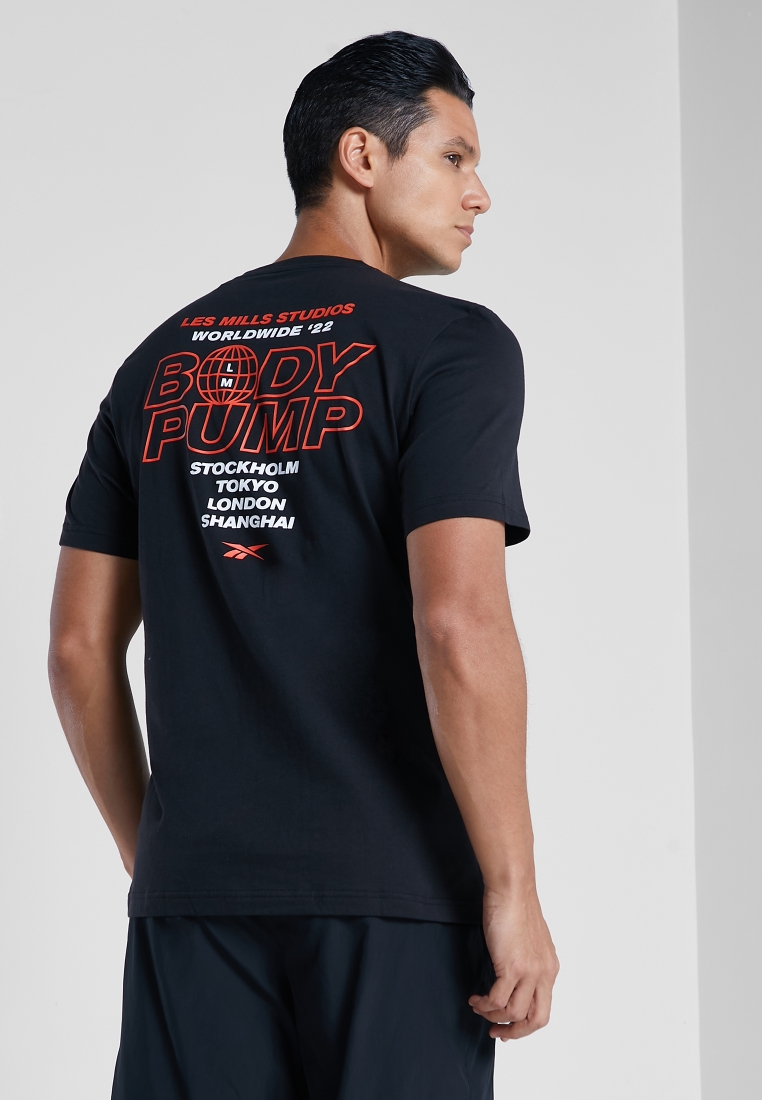 Buy Reebok black Les Mills Bodypump T-Shirt Kids in MENA, Worldwide
