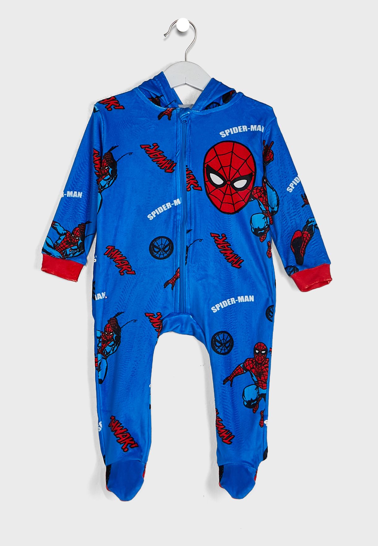 Infant Spiderman Sleepsuit
