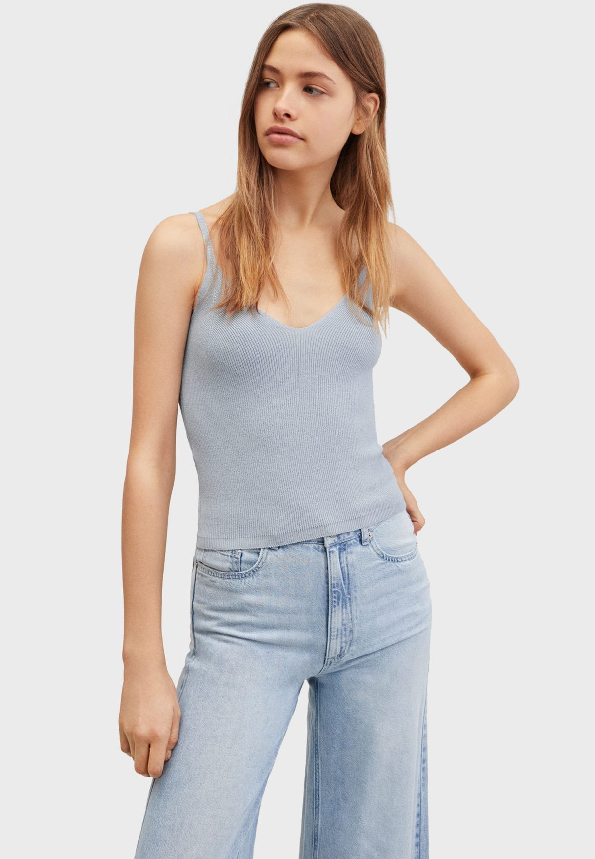 Kids Ribbed Knitted Top
