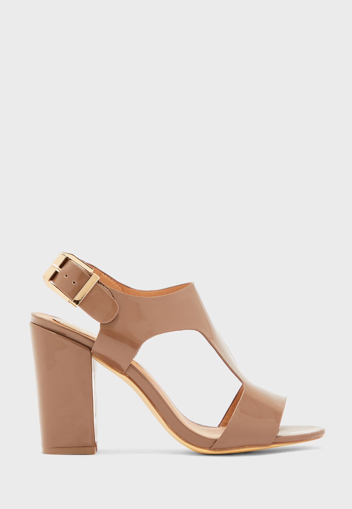 slingback block heel sandal