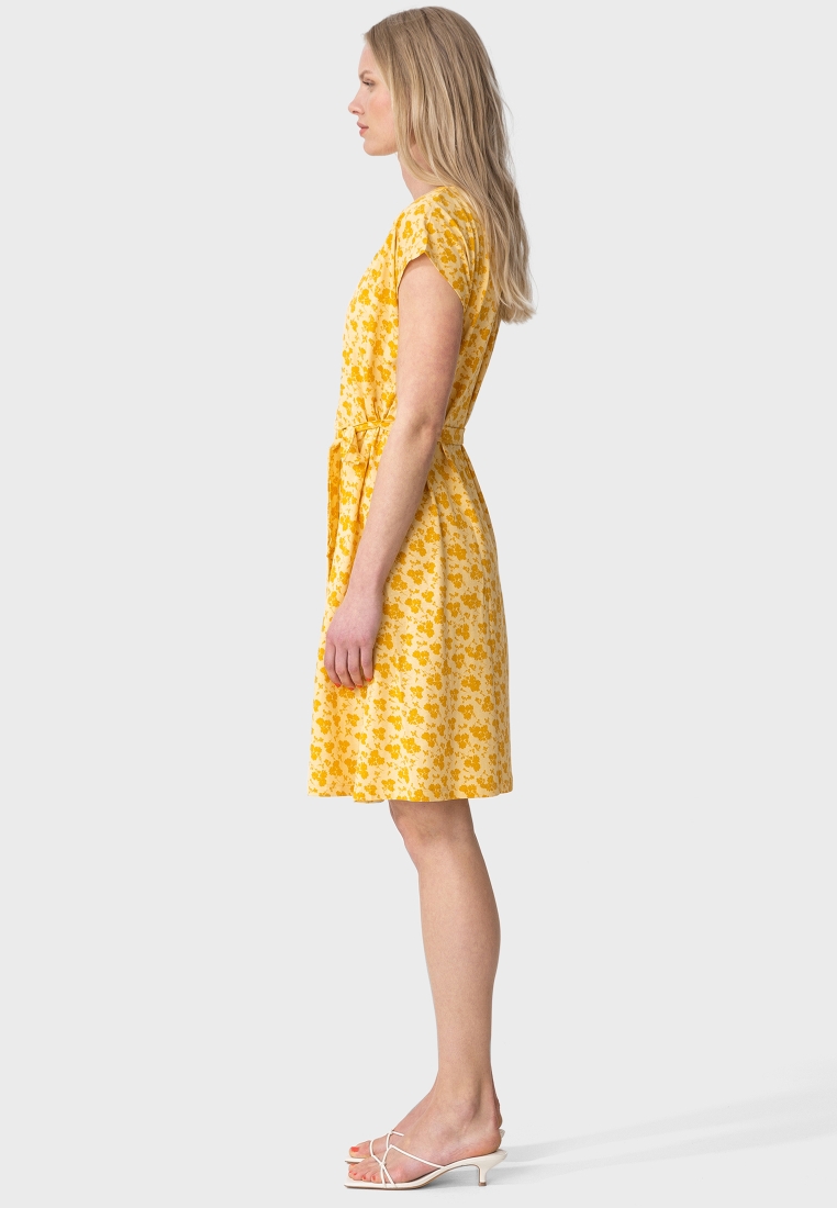 Impossible time table Sprinkle Buy Indiska yellow Tie Waist Printed Dress for Women in MENA, Worldwide