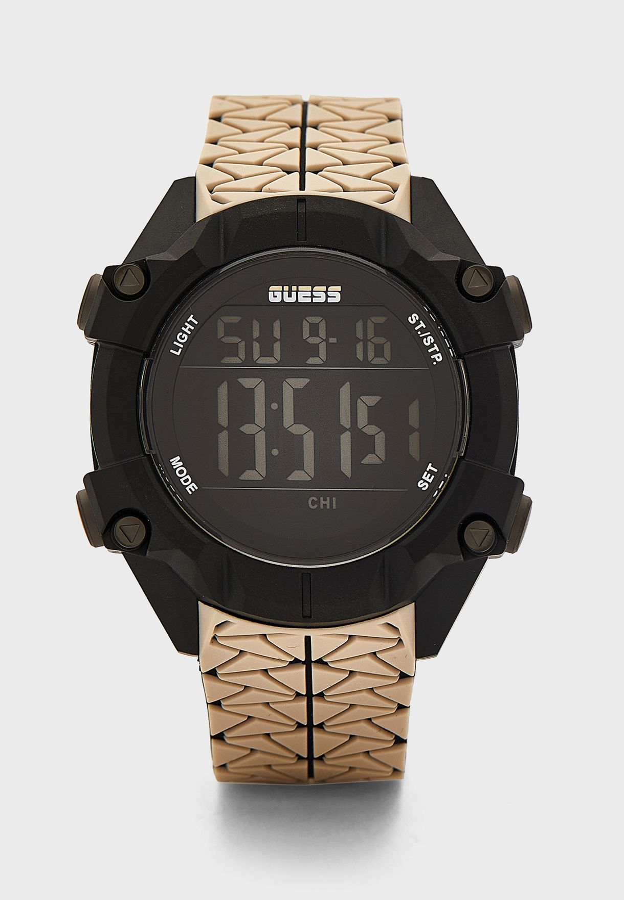 Silicone Strap Analog Watch