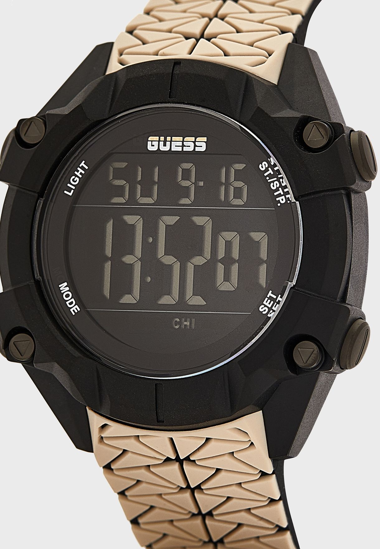 Silicone Strap Analog Watch