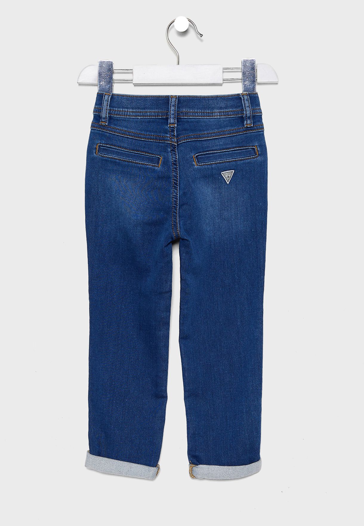 Binnen Besparing In Buy Guess blue Kids Tie Waist Jogg Jeans for Kids in MENA, Worldwide