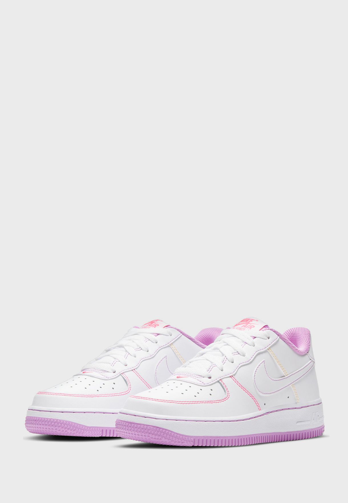 Buy Nike white Youth Air Force 1 Stitch for Kids in Kuwait city, other ...