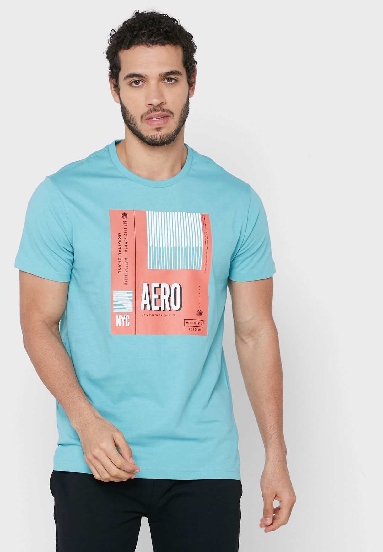 Graphic Crew Neck T-Shirt