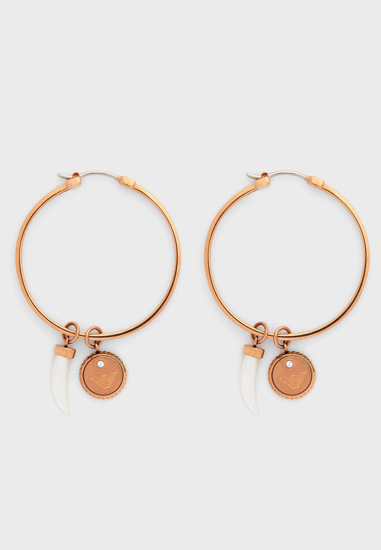 armani hoop earrings
