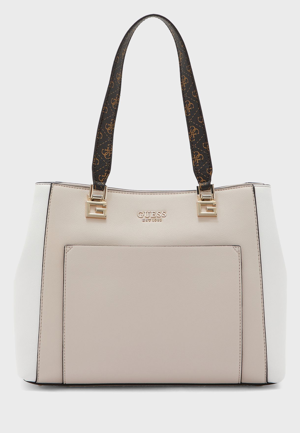 guess enrica logo shopper bag