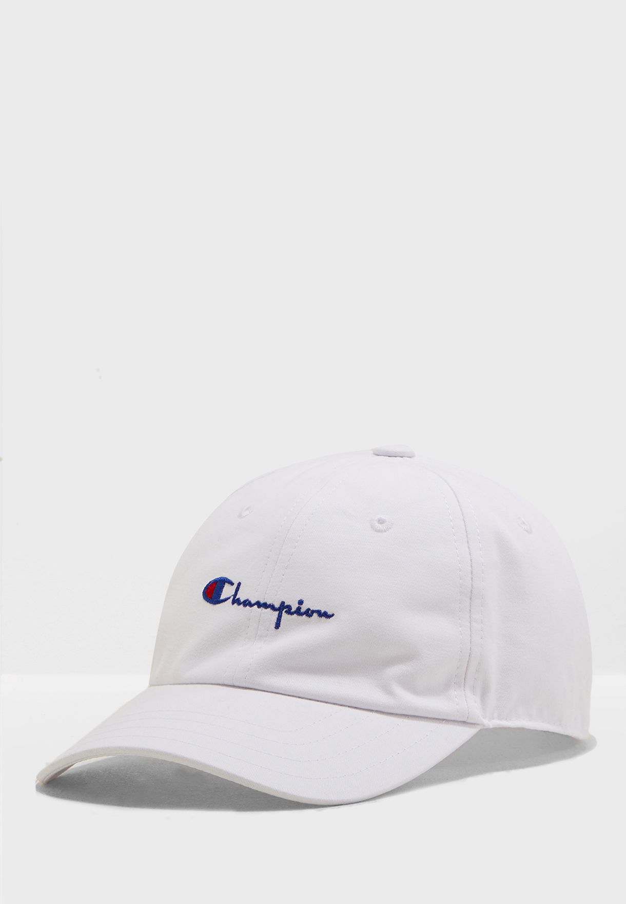 champion white baseball cap