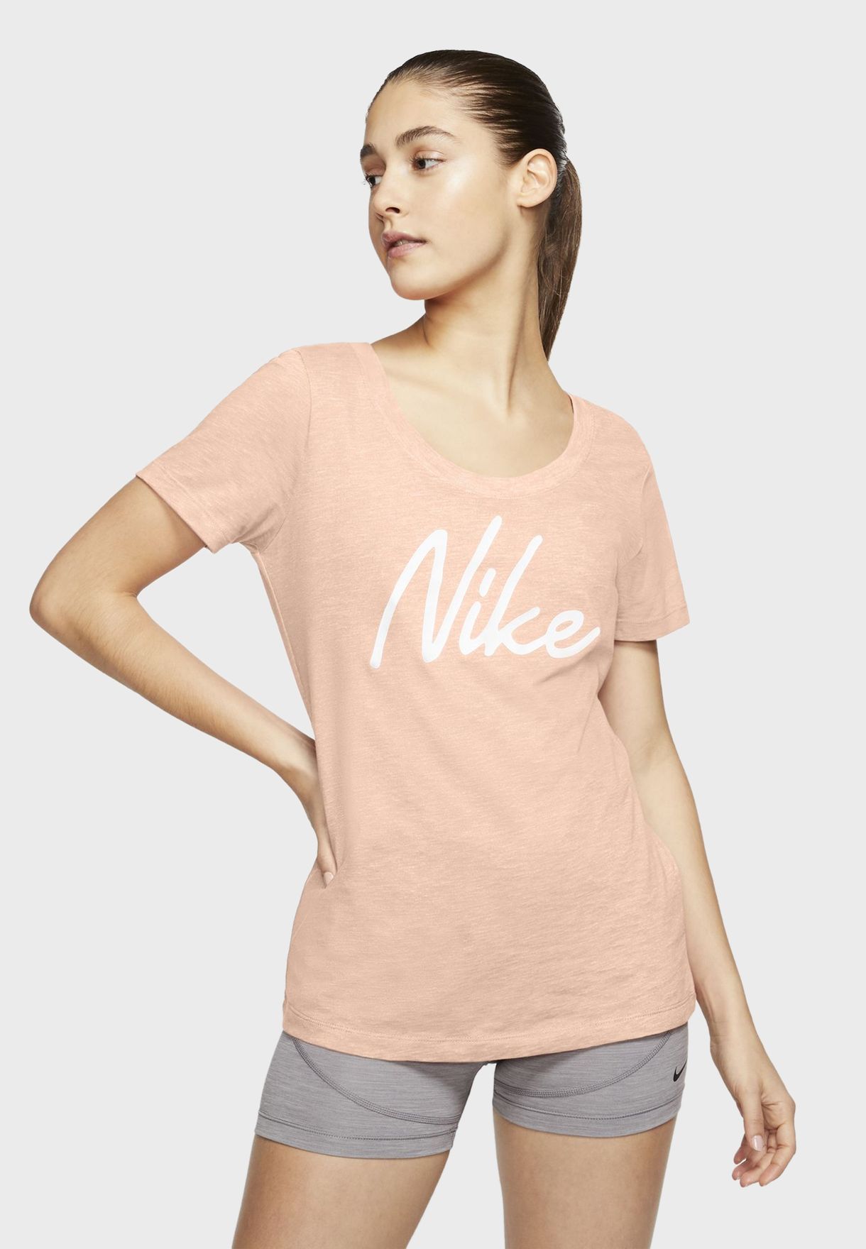nike scoop t shirt