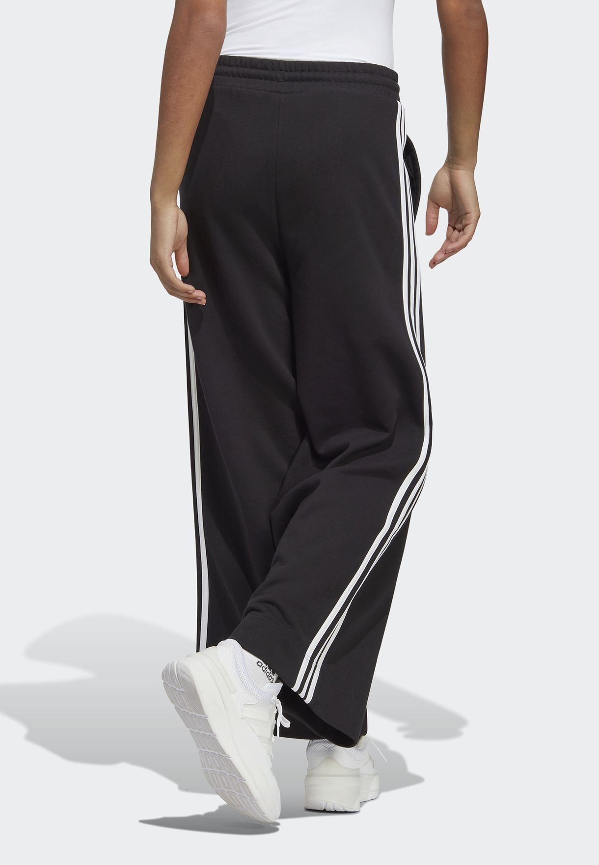 3 Stripe Essential French Terry Wide Pants