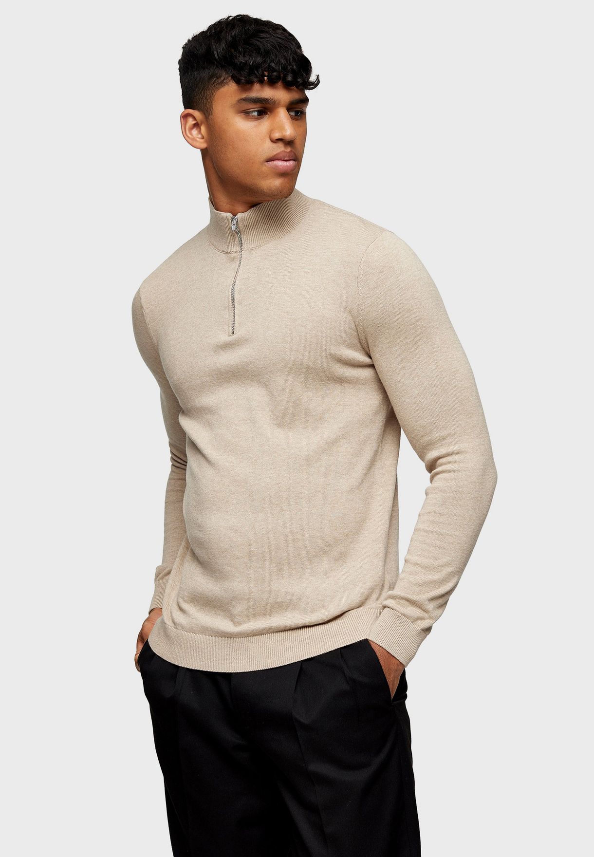 topman zip jumper