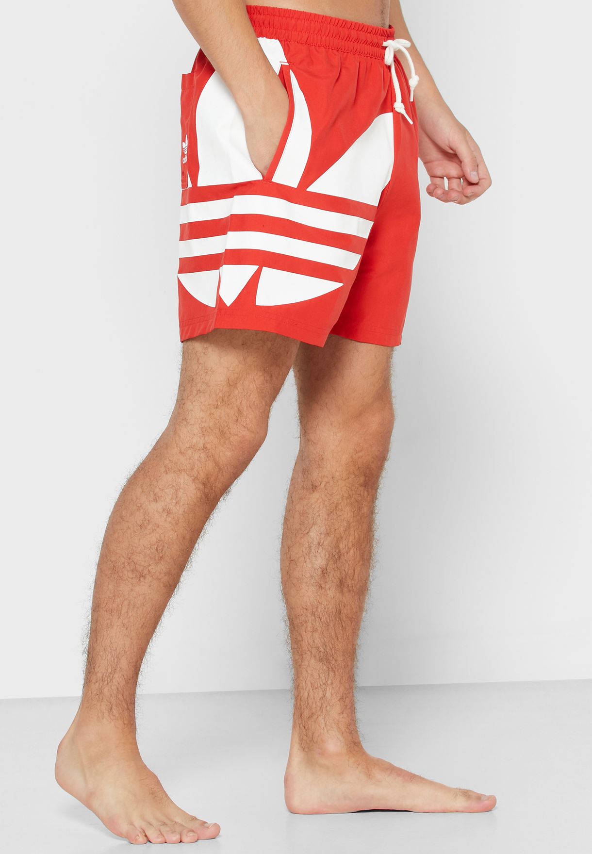 adidas big trefoil swim shorts
