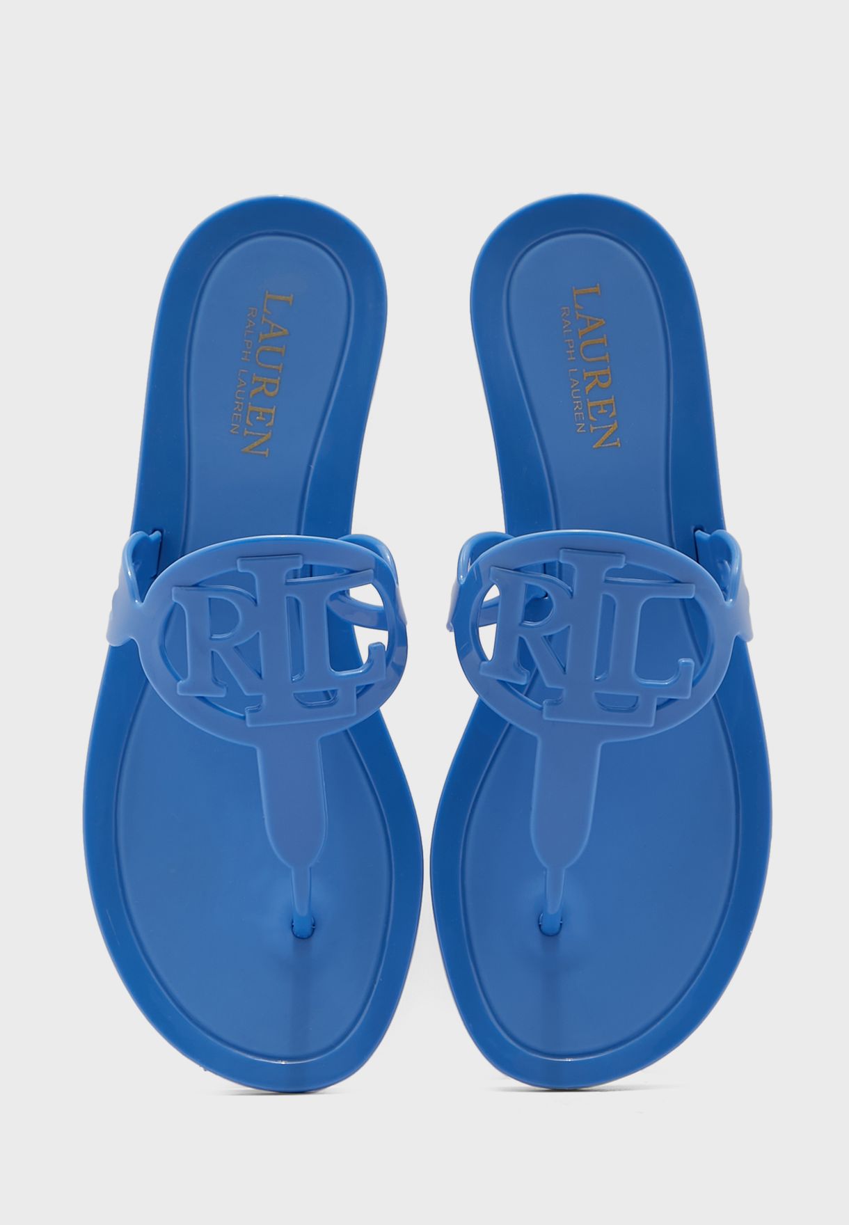 Buy Lauren Ralph Lauren blue Audrie Jelly Flat Sandals for Women in Riyadh,  Jeddah