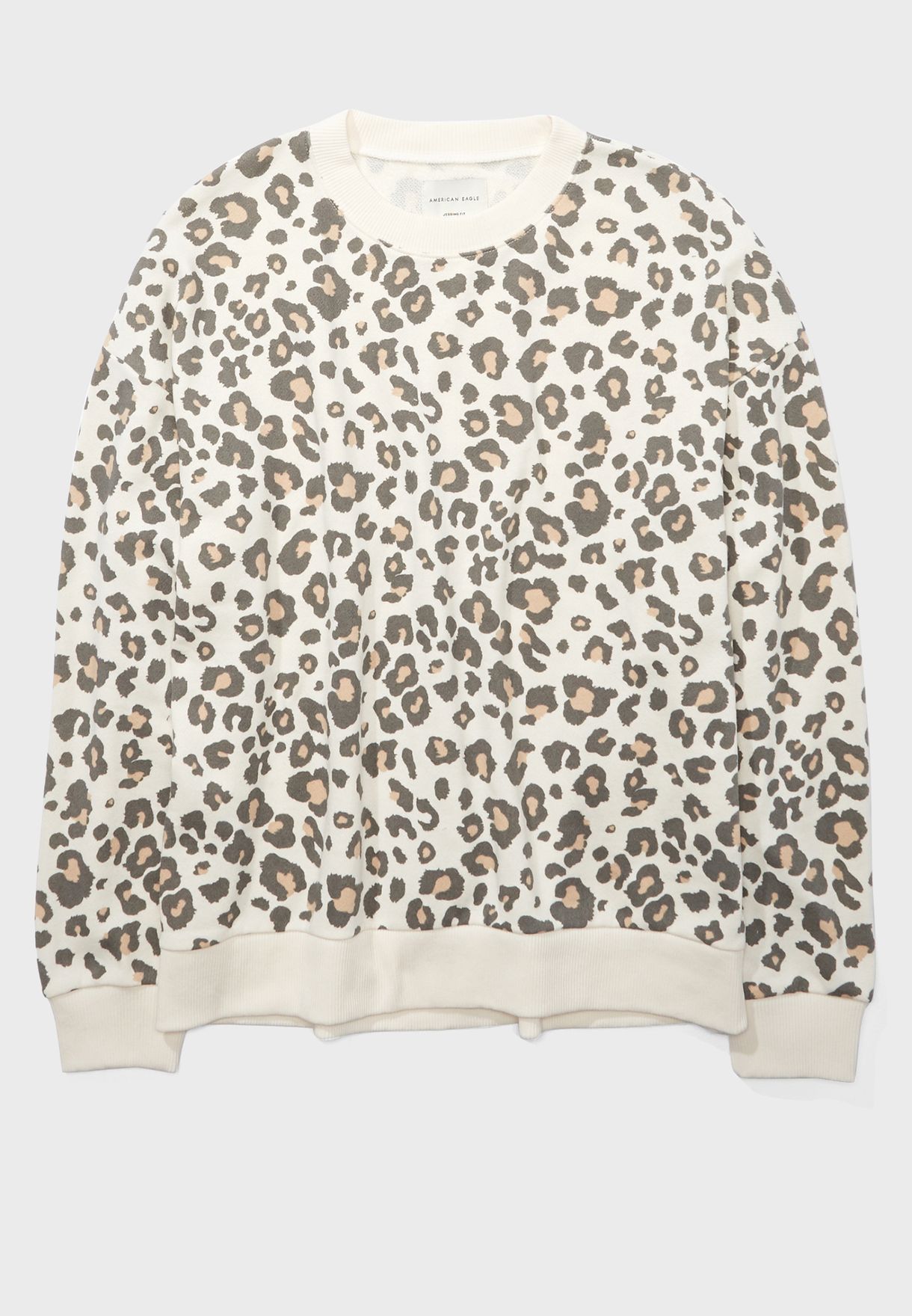 american eagle leopard hoodie