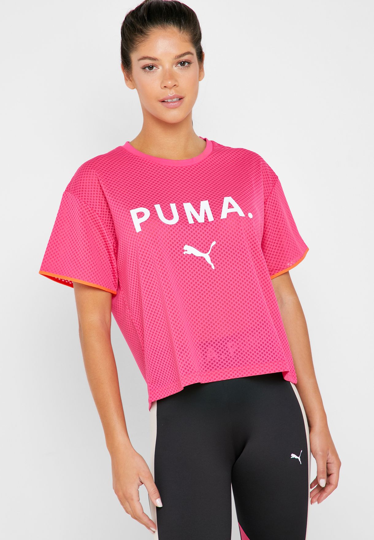 puma mesh t shirt