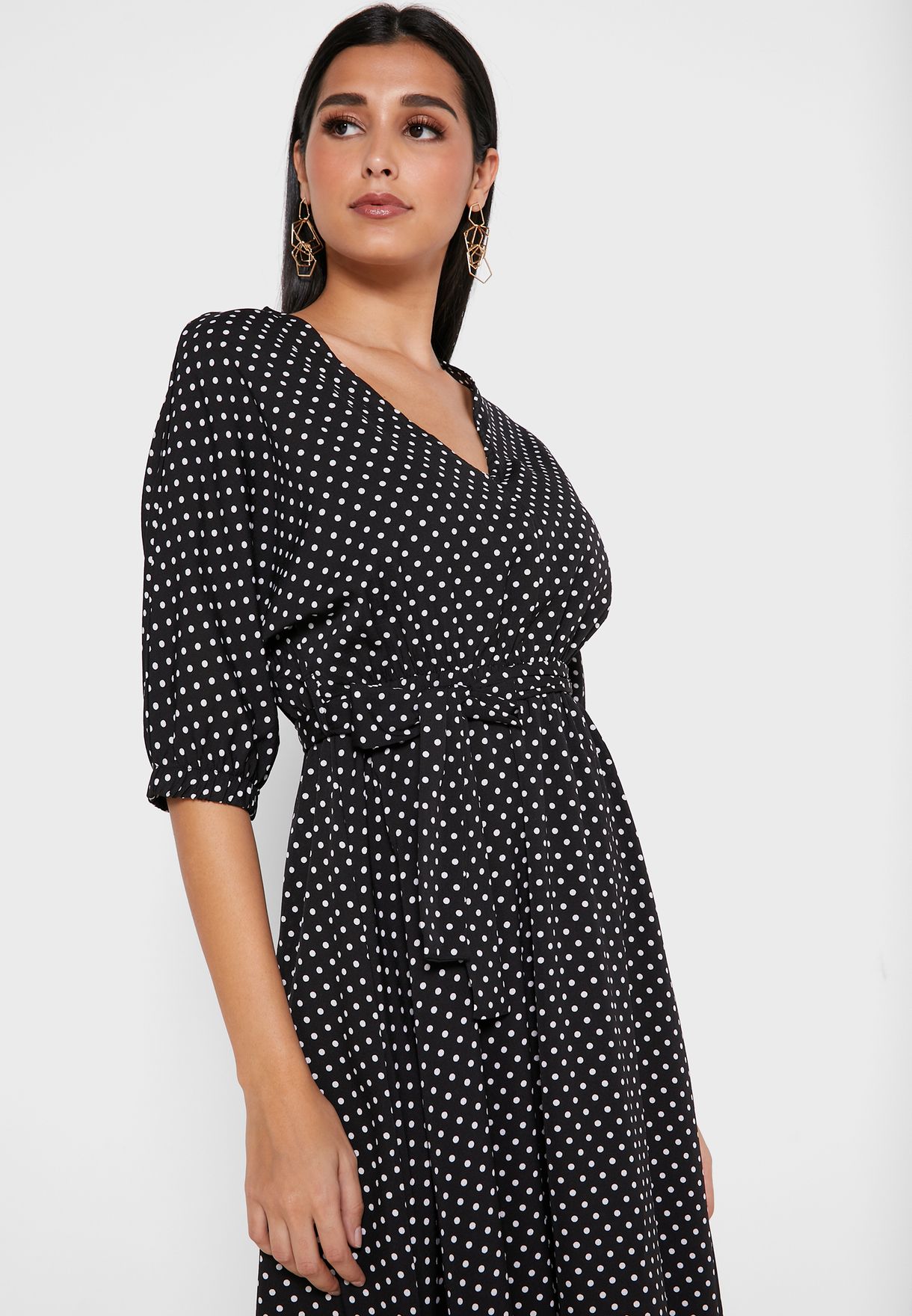 mela london polka dot dress