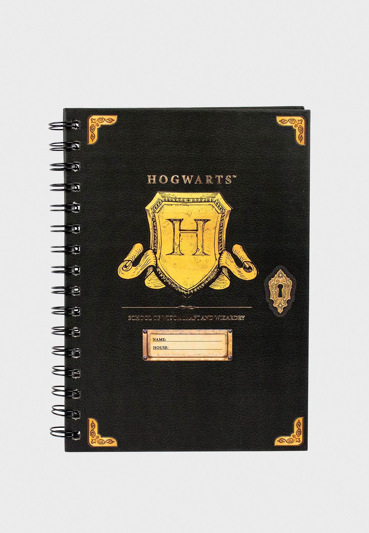 Harry Potter Hogwarts Shield A5 Wiro Notebook