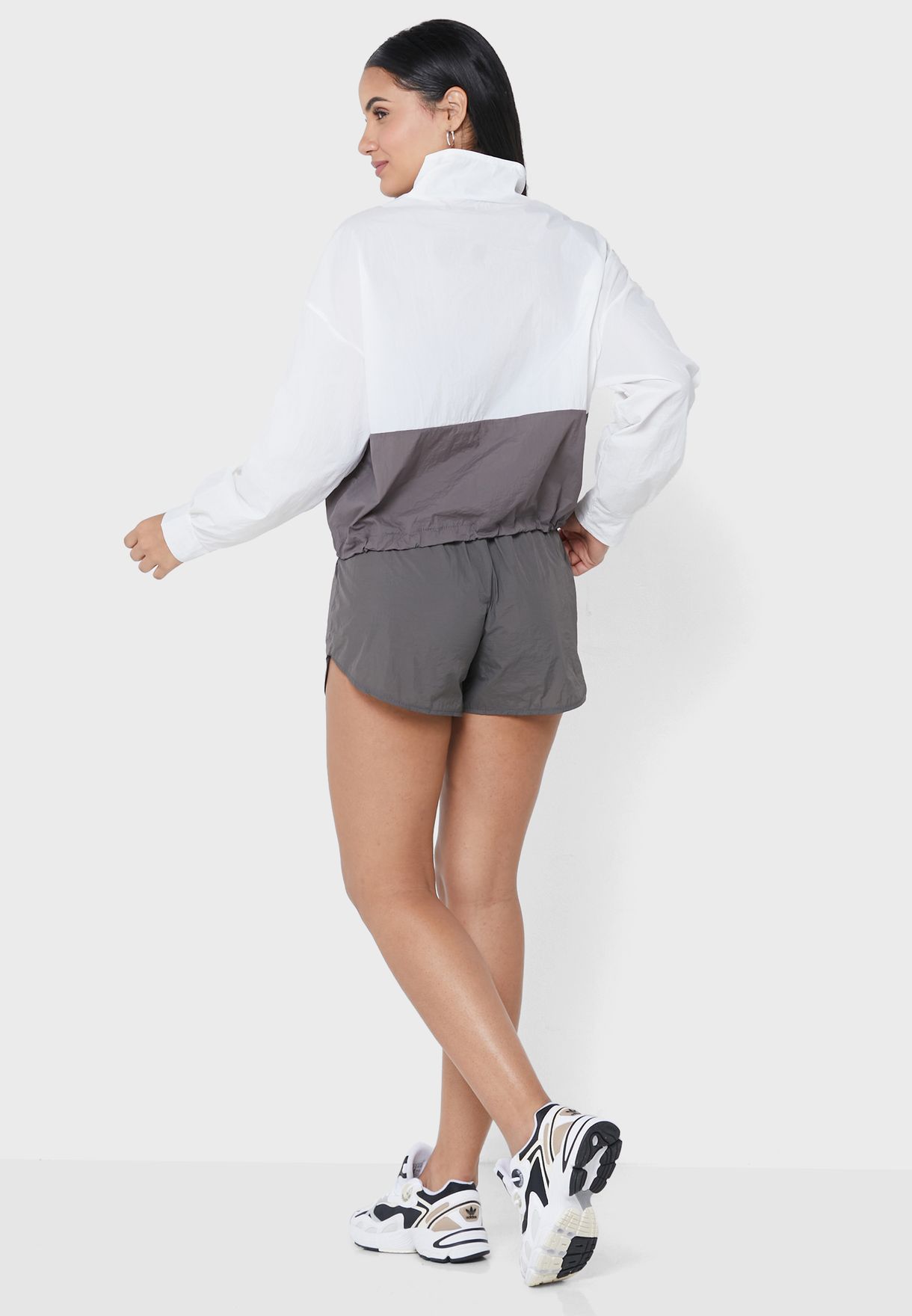 Color Block Short Set