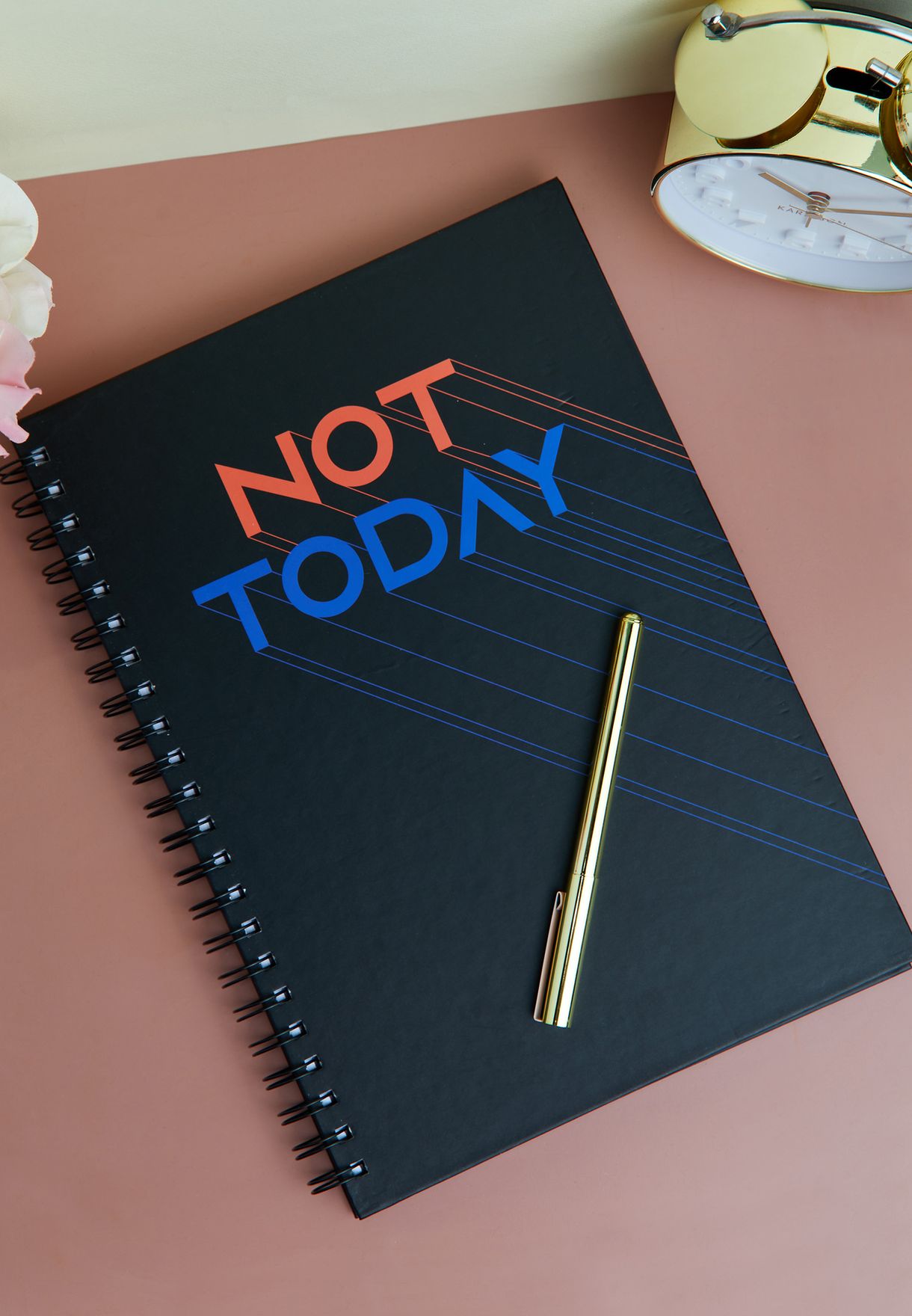 A4 Not Today Notebook