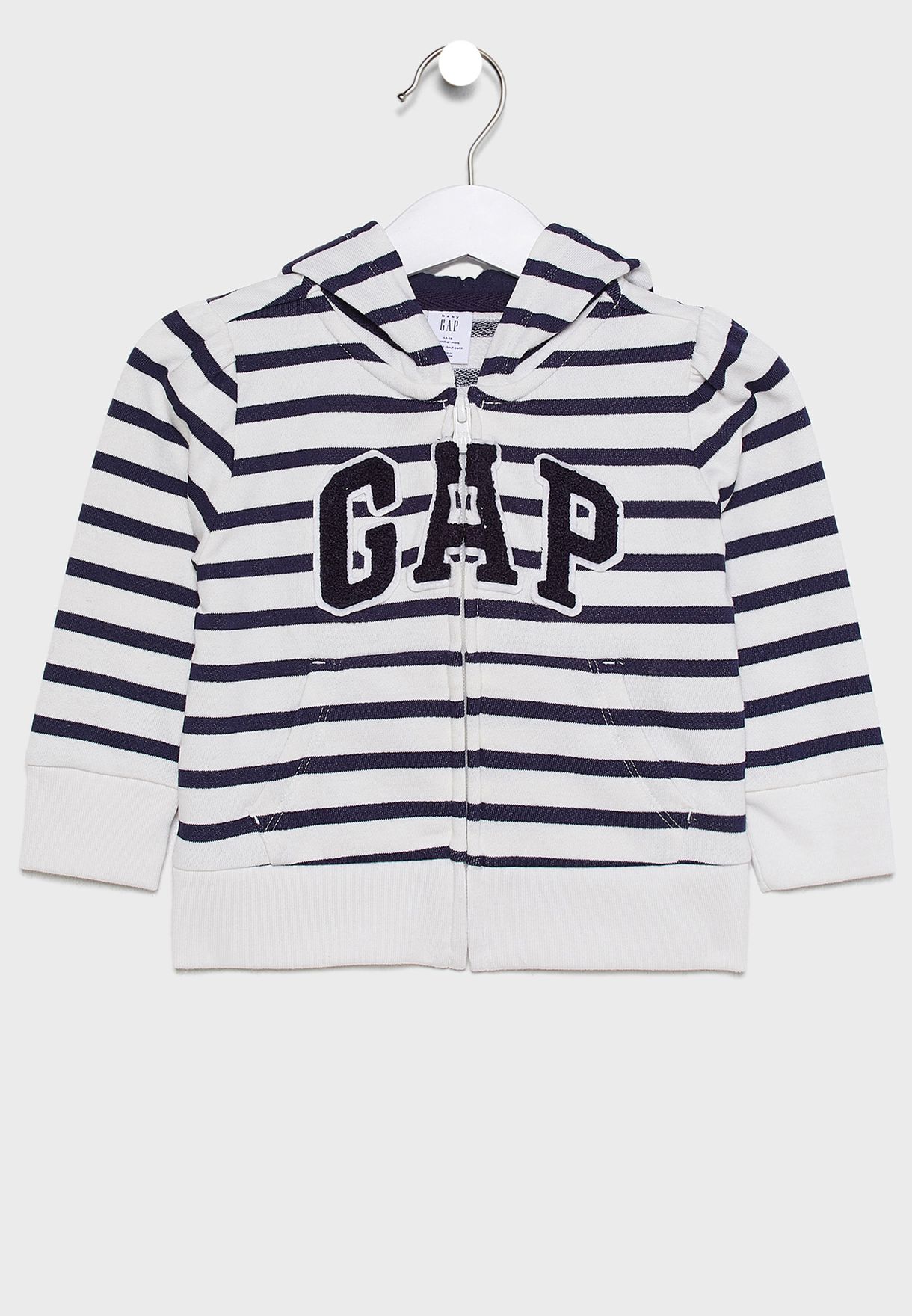 gap striped hoodie