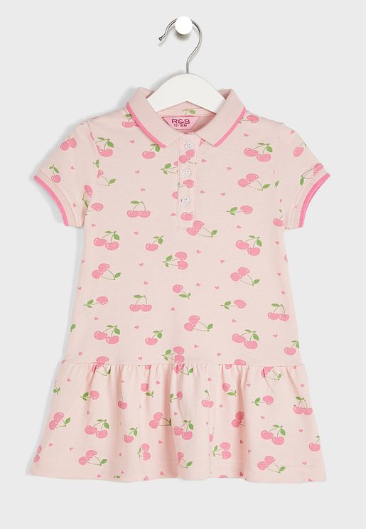 Infant Strawberry Print Dress