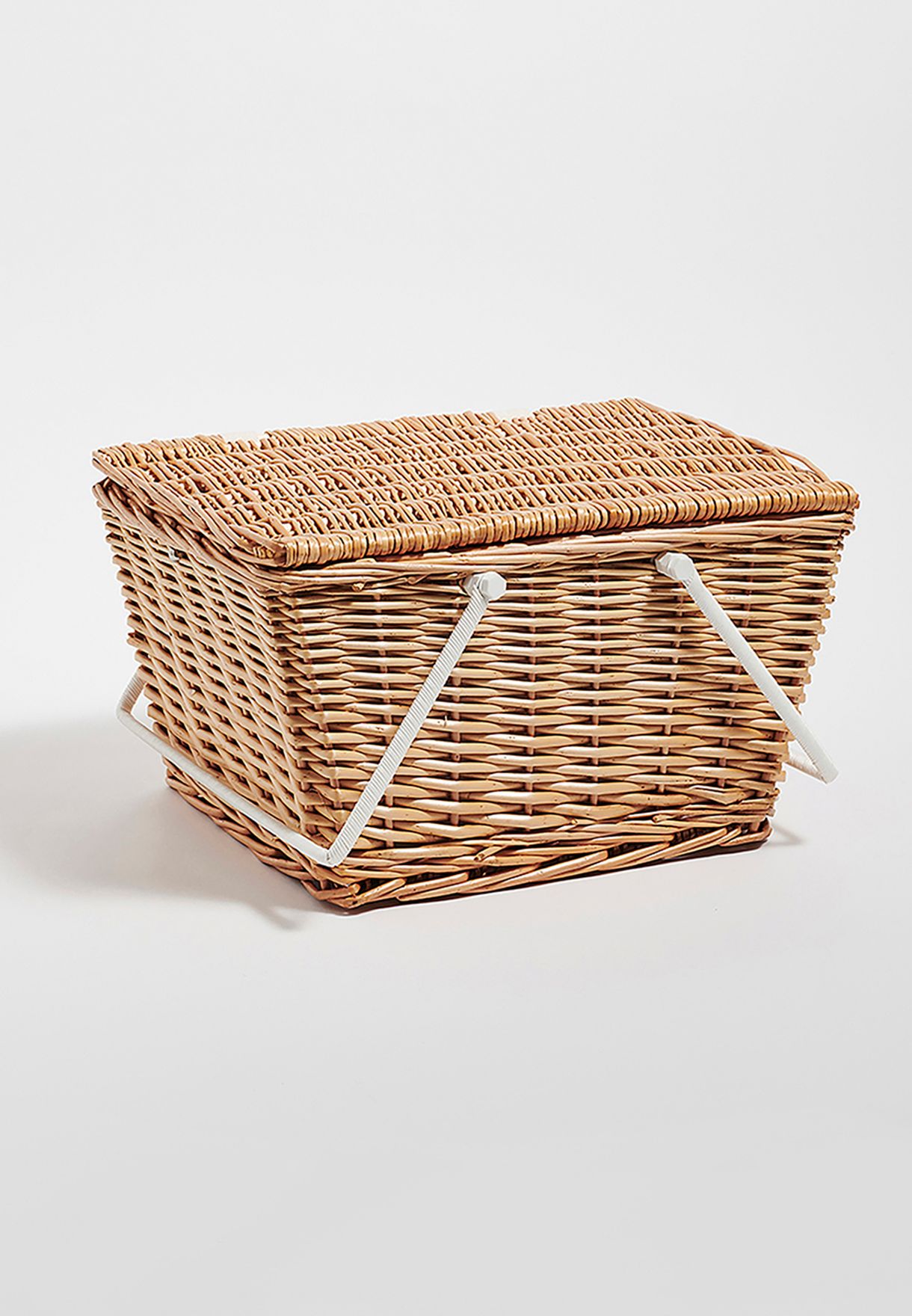 Natural Small Picnic Basket