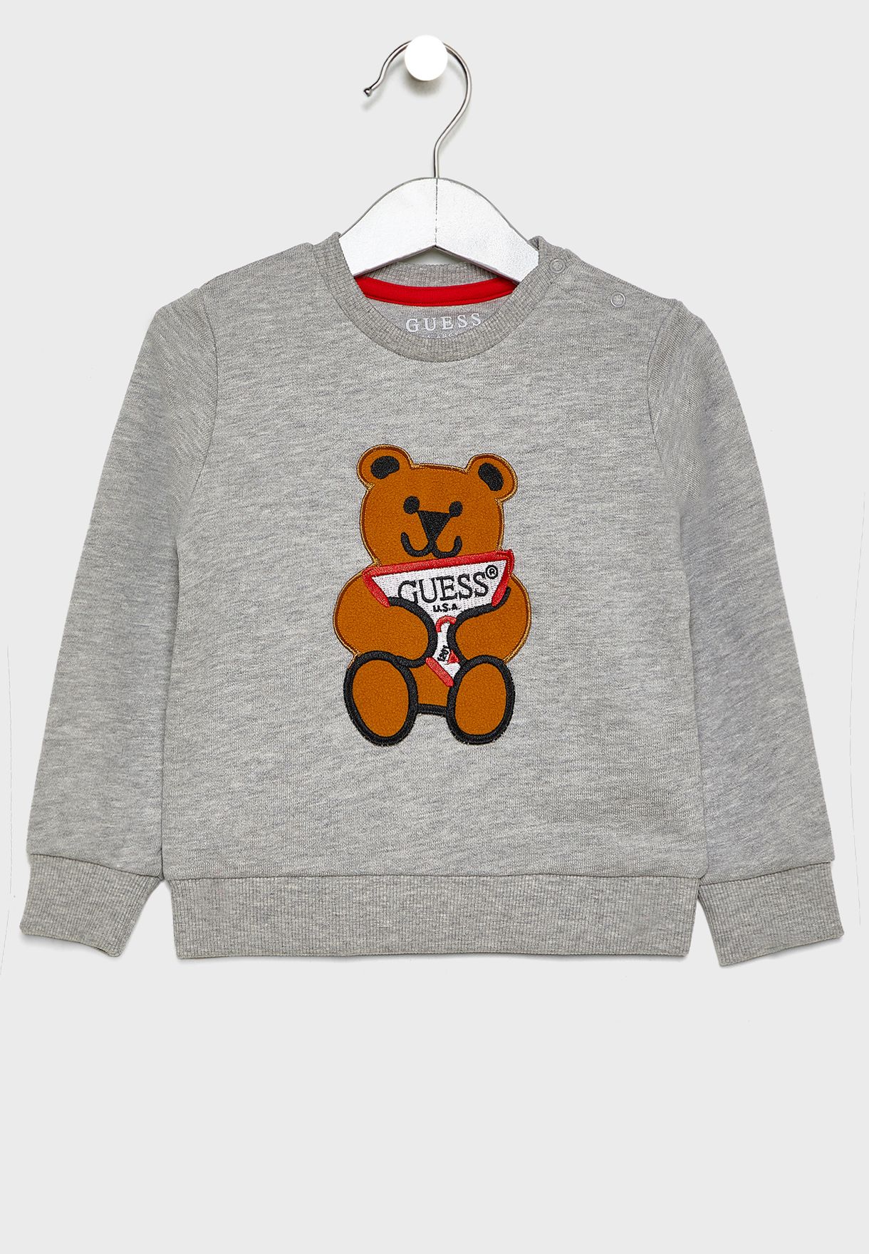 guess teddy bear sweatshirt