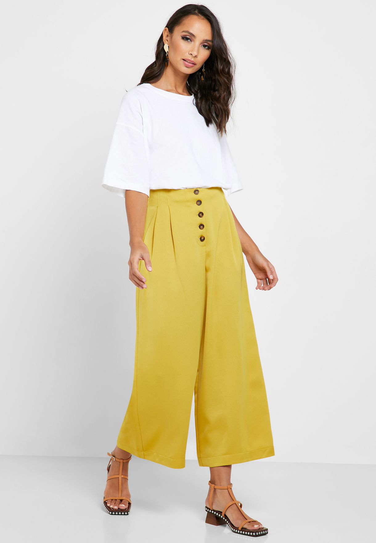 topshop yellow jeans