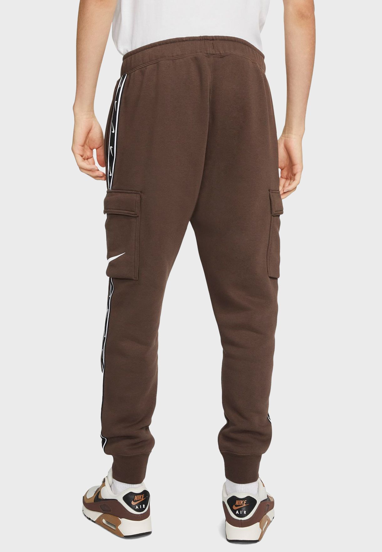 repeat swoosh fleece cargo jogger