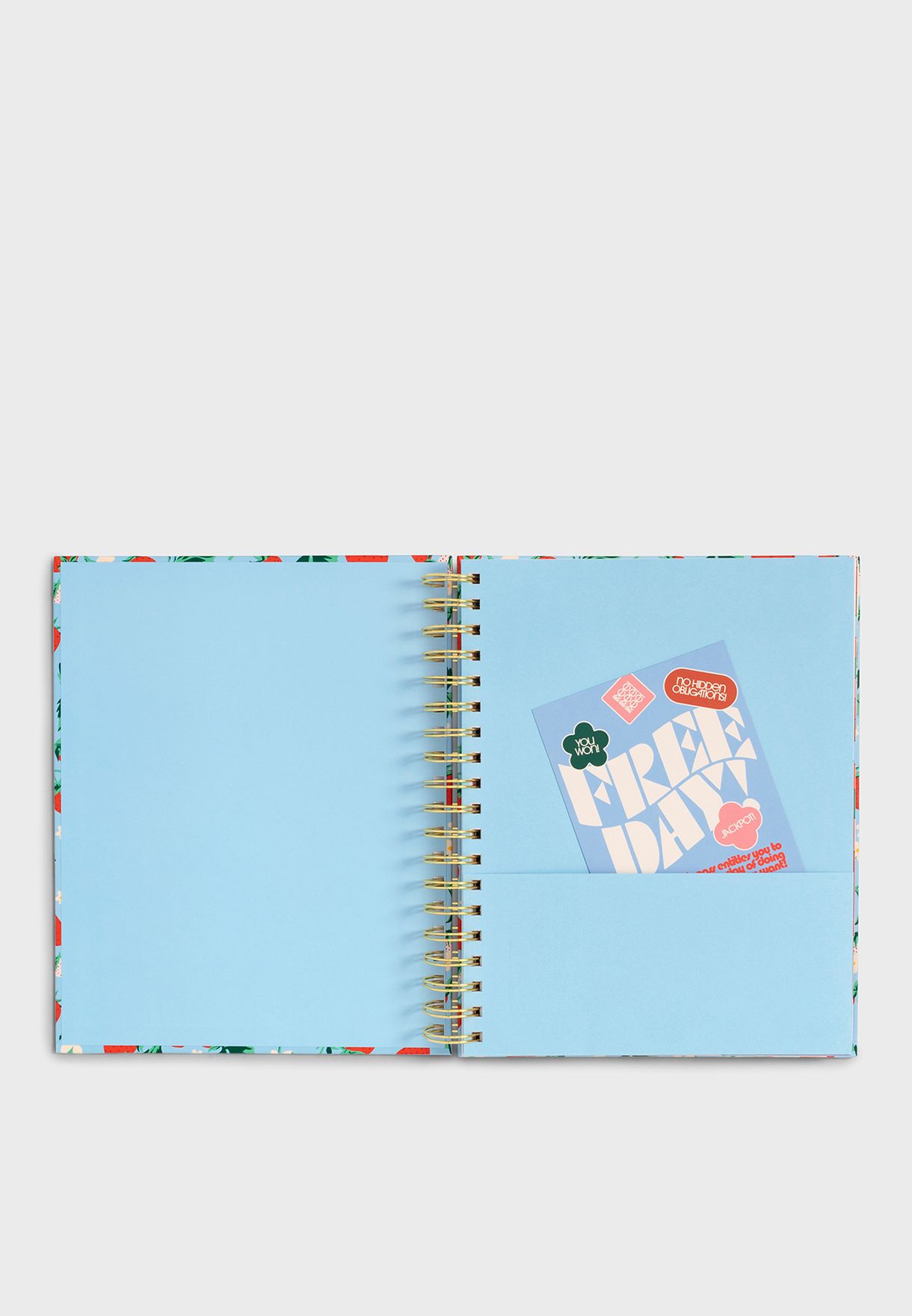 17-Month Large Planner - Strawberry Field