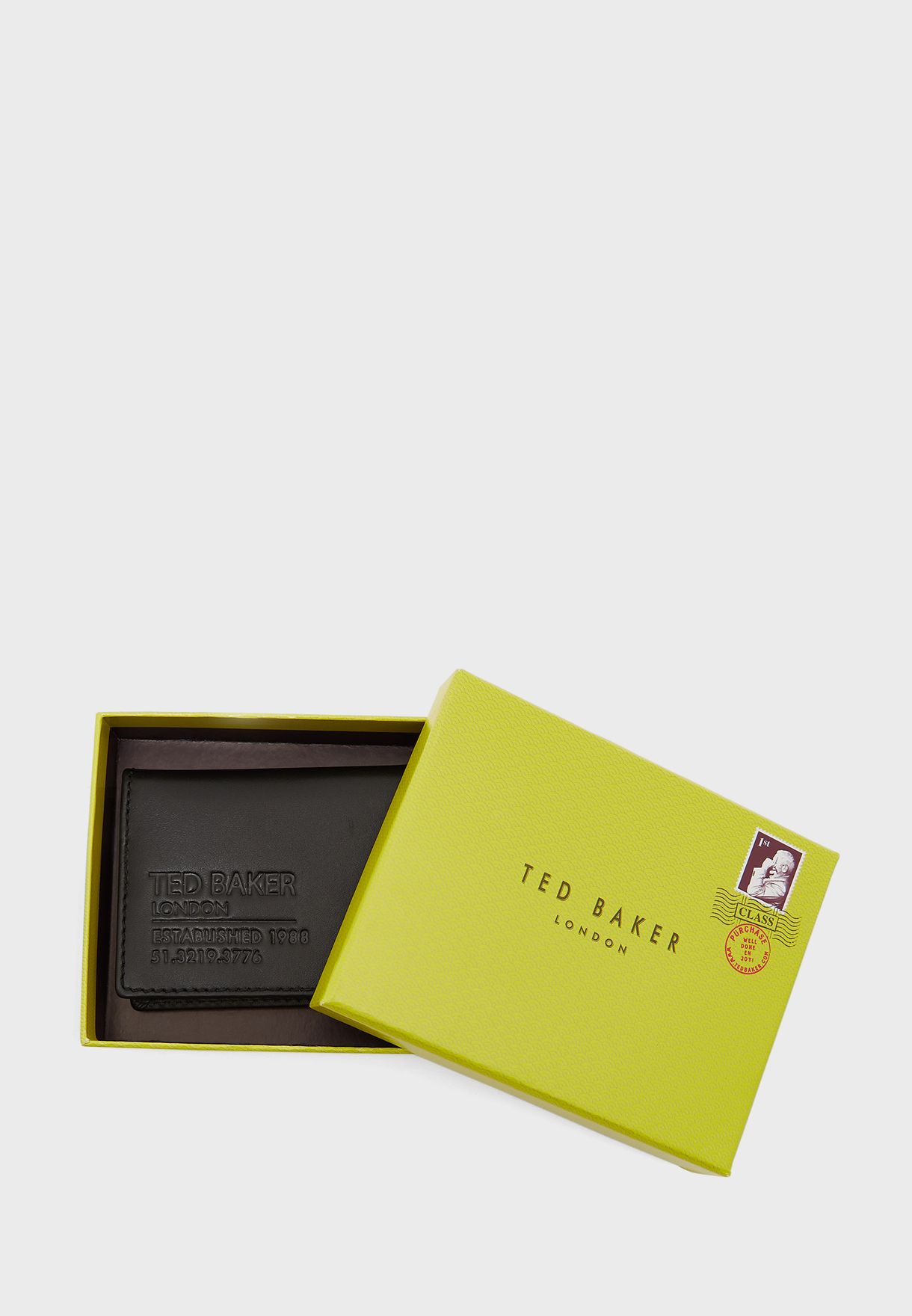 Giantt Leather Folded Card