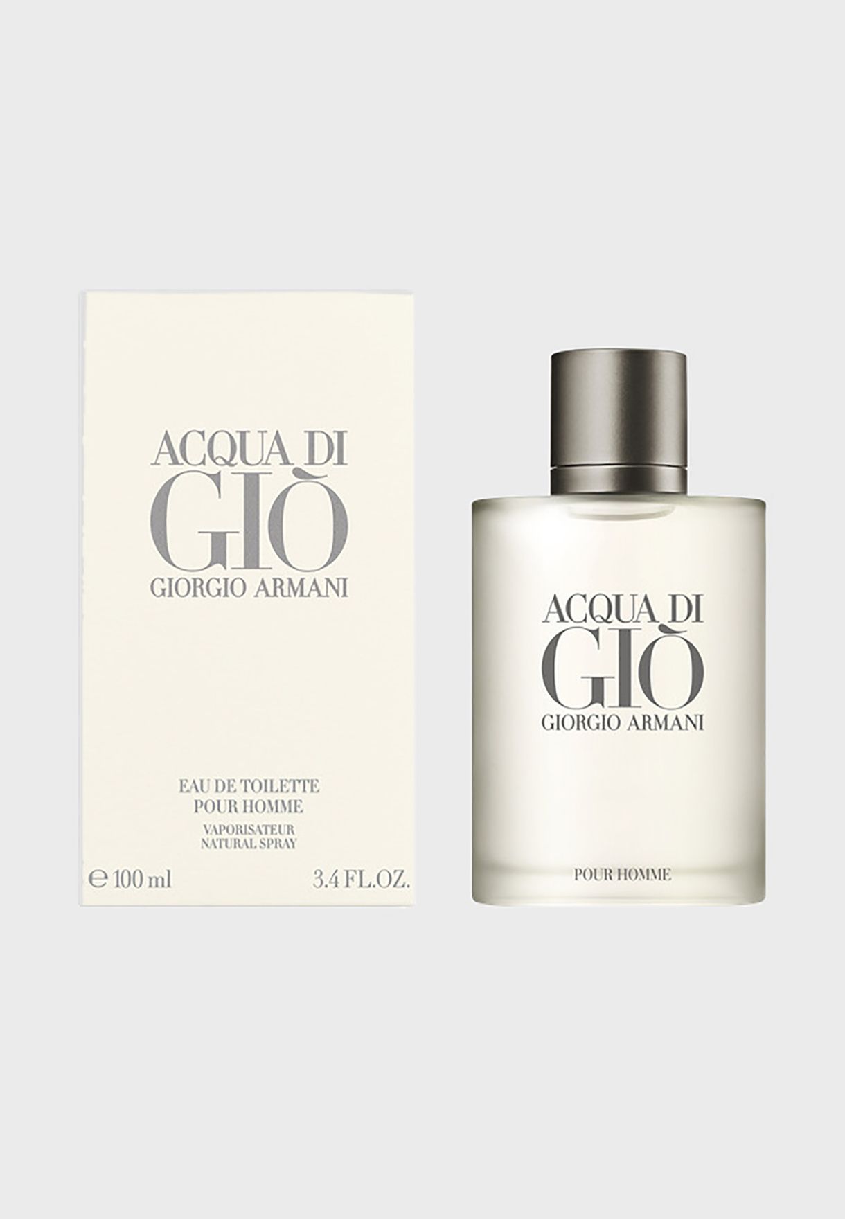 Buy Giorgio Armani clear Acqua Di Gio Edt Spray - 100Ml for Men in Riyadh,  Jeddah