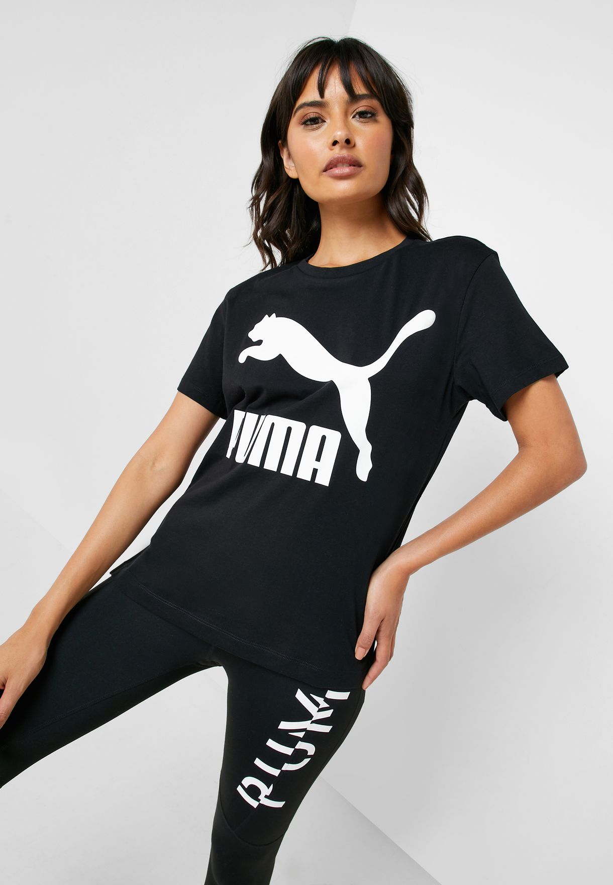 puma classic logo t shirt