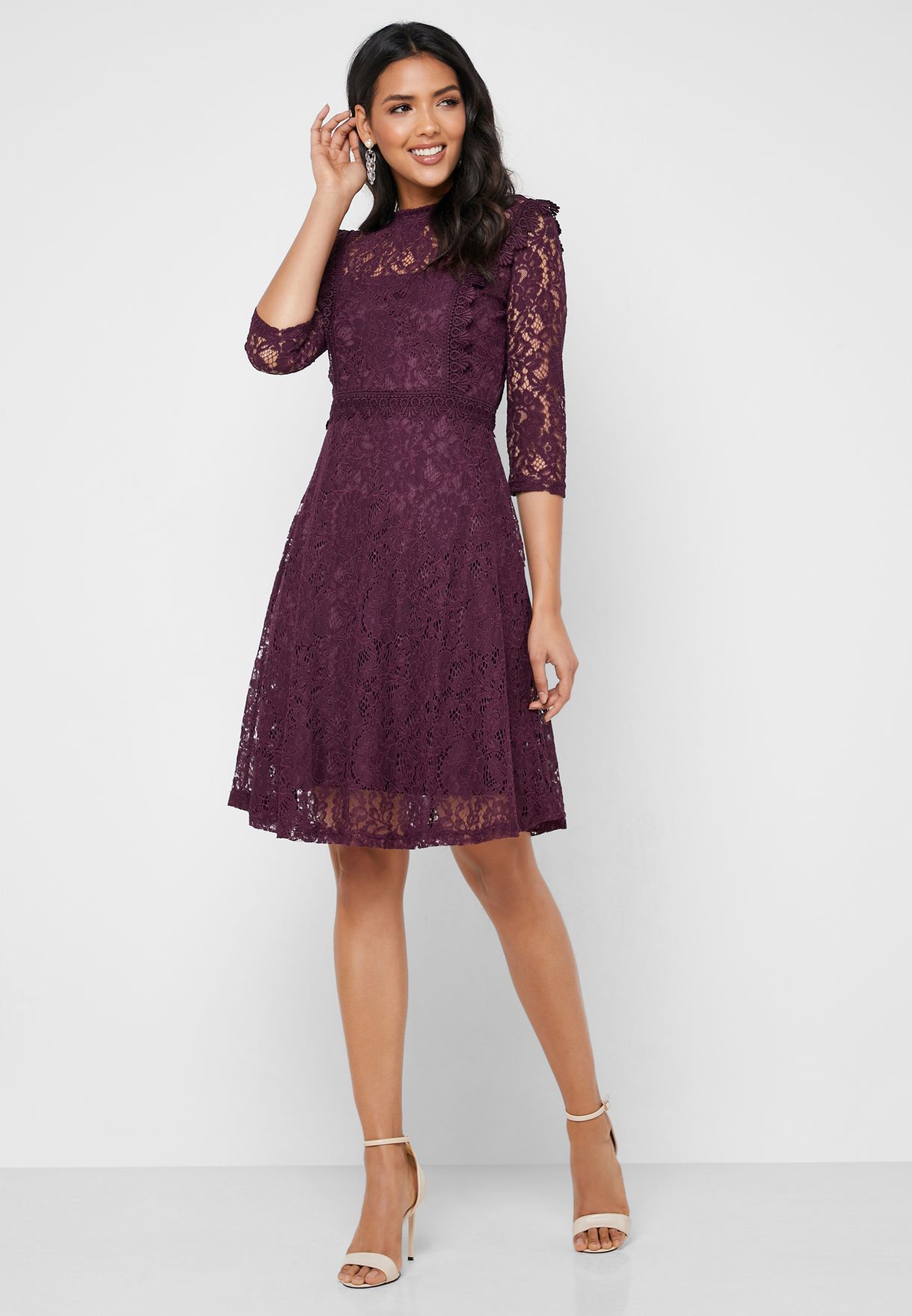 dorothy perkins purple dress