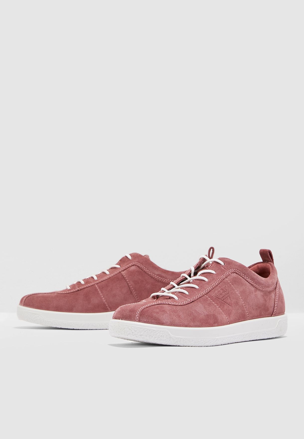Buy Ecco pink Casual Suede Sneaker 