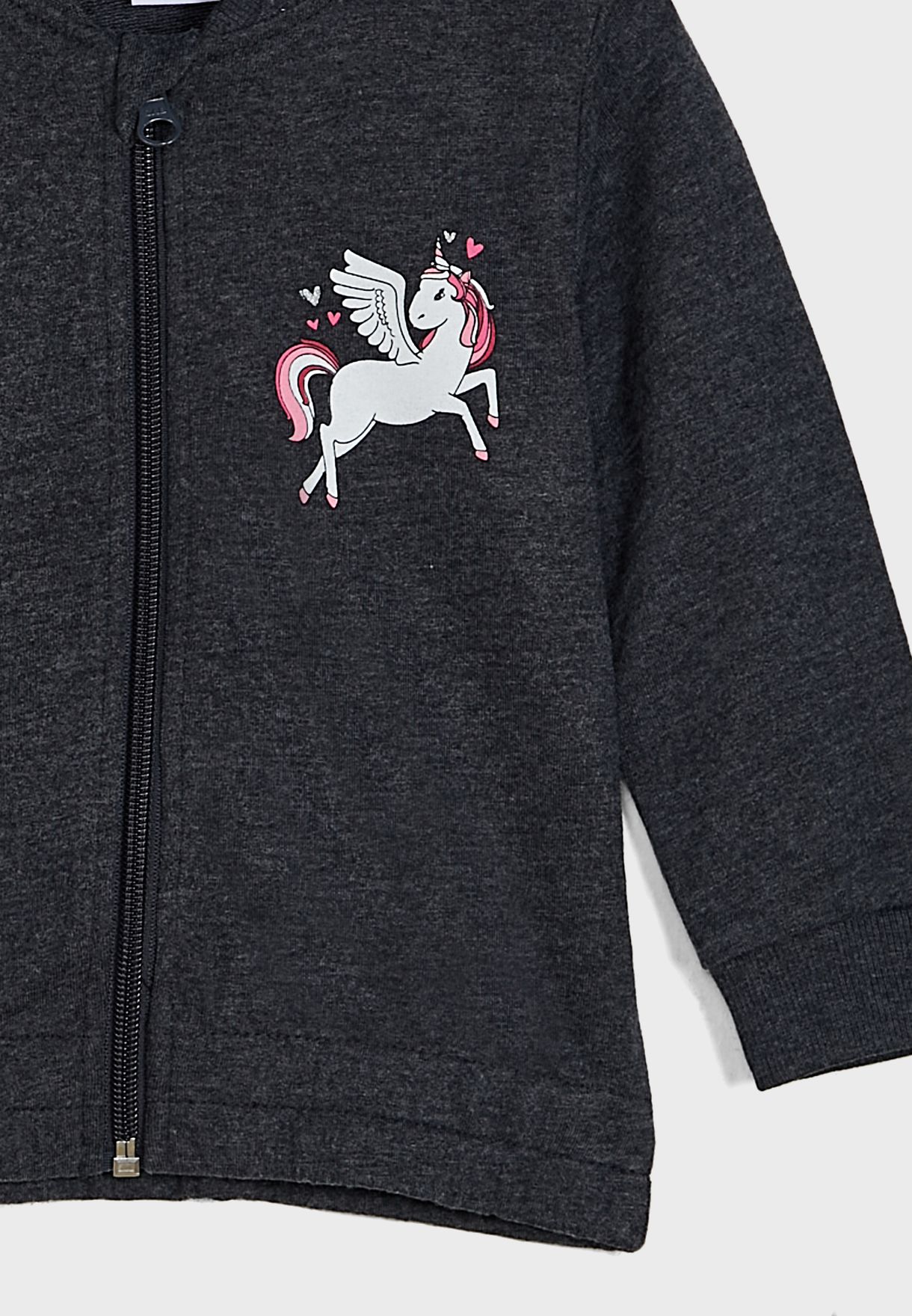 Kids Unicorn Print Sweatshirt