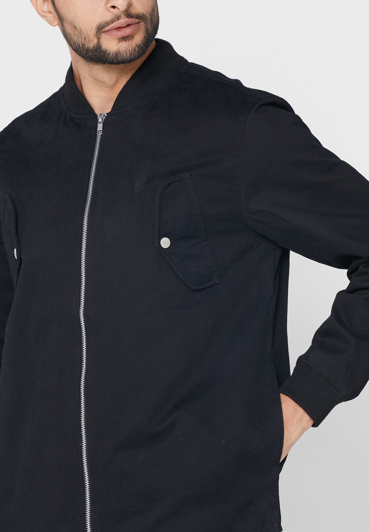 Longline Bomber Jacket