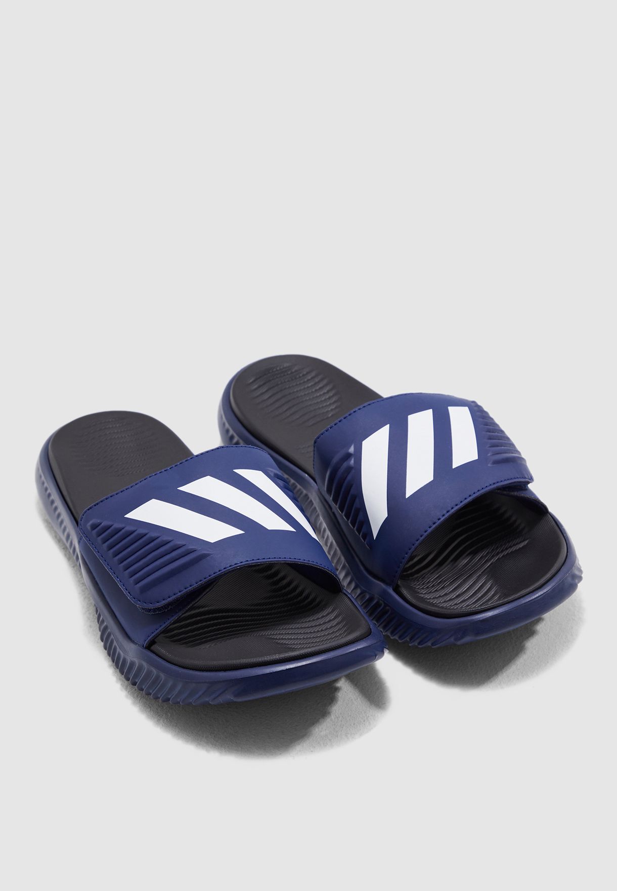 adidas alphabounce slides blue