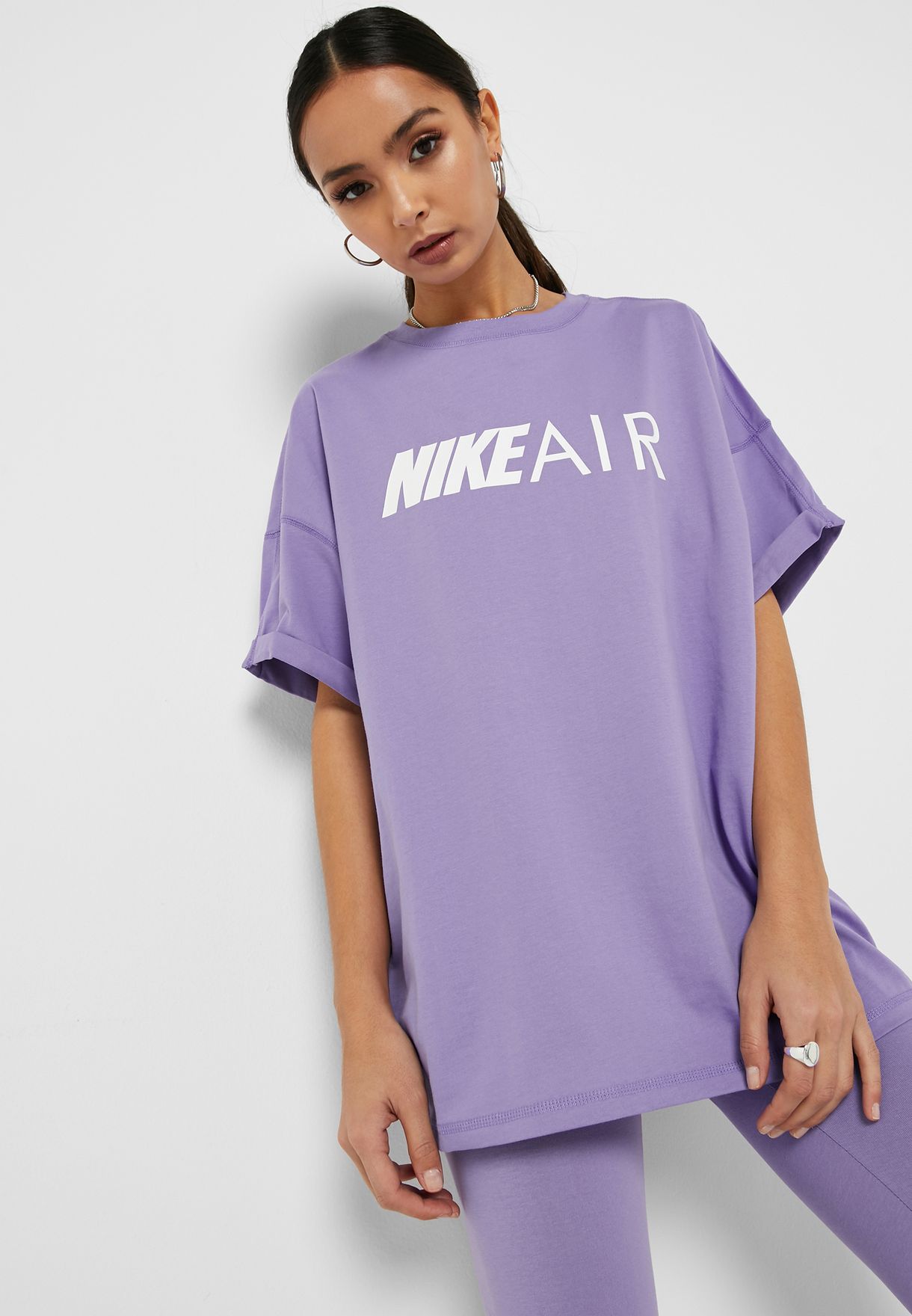 Buy Nike purple NSW Air T-Shirt for 